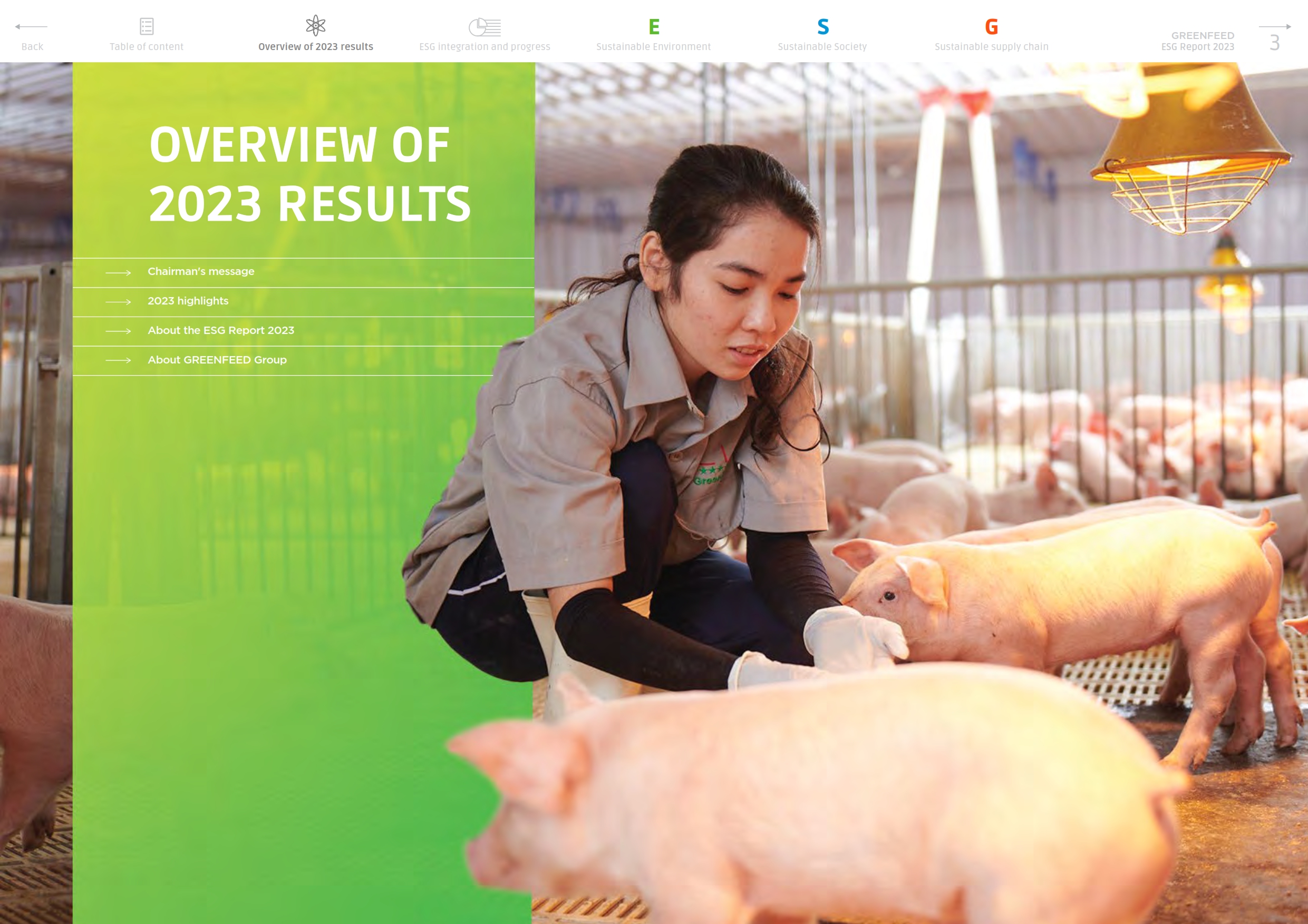 GREENFEED - ESG Report 2023 - Empowering innovation for a greener future