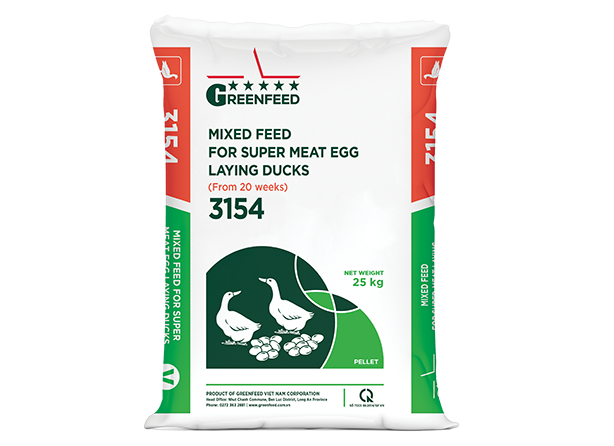 Mixed feed for super meat egg-laying ducks (3154)