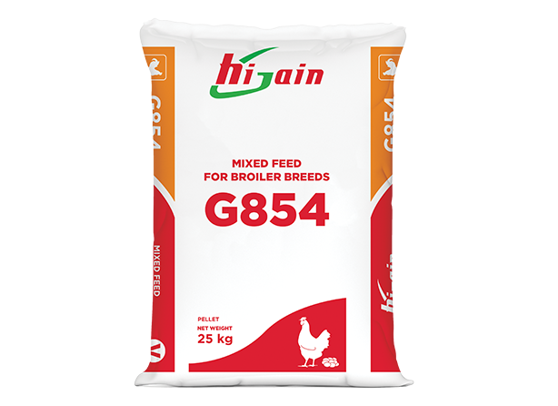 Mixed feed for broiler breeds (G854)