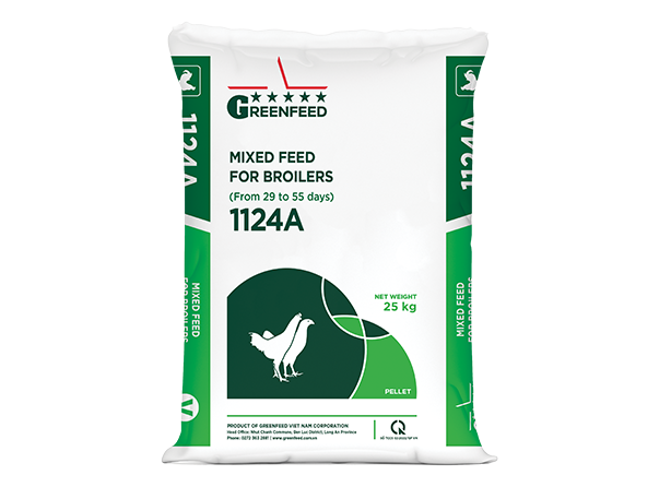 Mixed feed for broilers (1124A)
