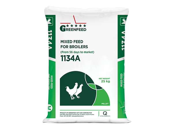 Mixed feed for broilers (1134A)