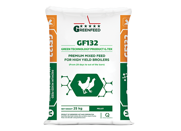 Premium mixed feed for high yield broilers (GF132)