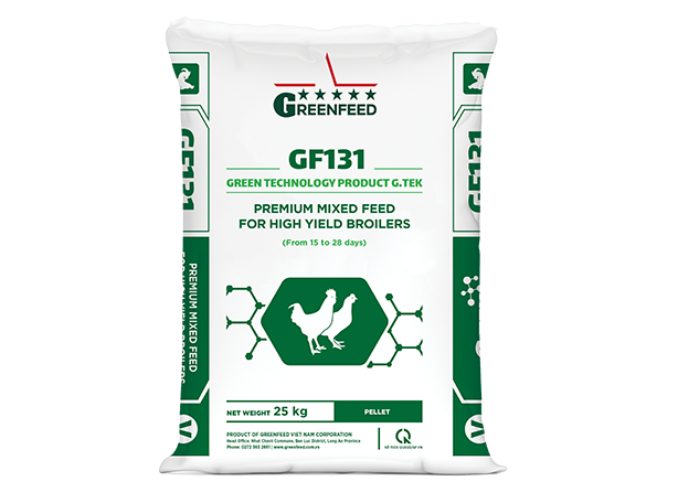 Premium mixed feed for high yield broilers (GF131)