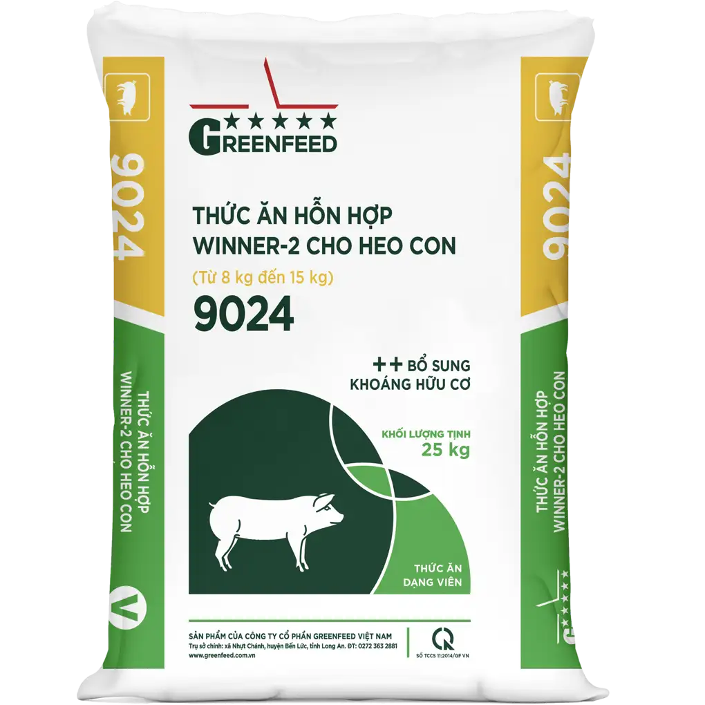 Thức ăn hỗn hợp Winner 2 cho heo con (9024)