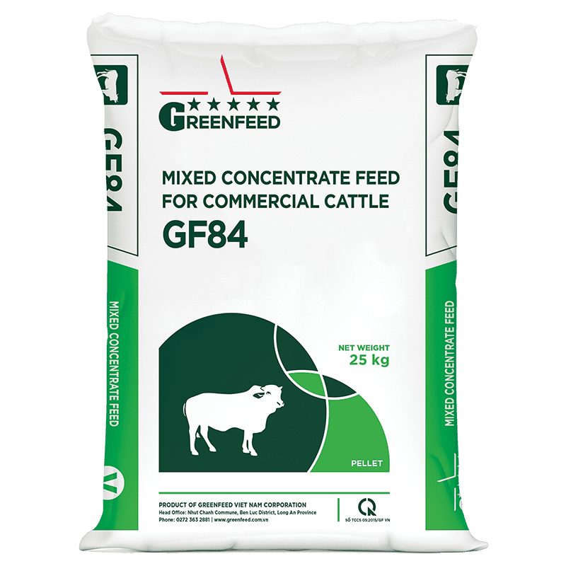 Mixed concentrate feed for commercial cattle (GF84)