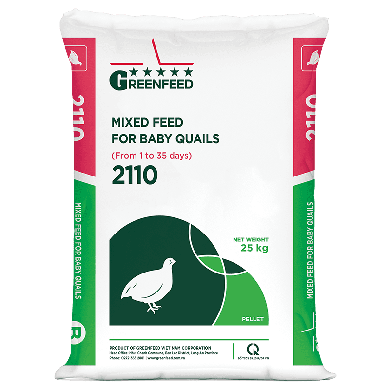 Mixed feed for baby quails (2110)