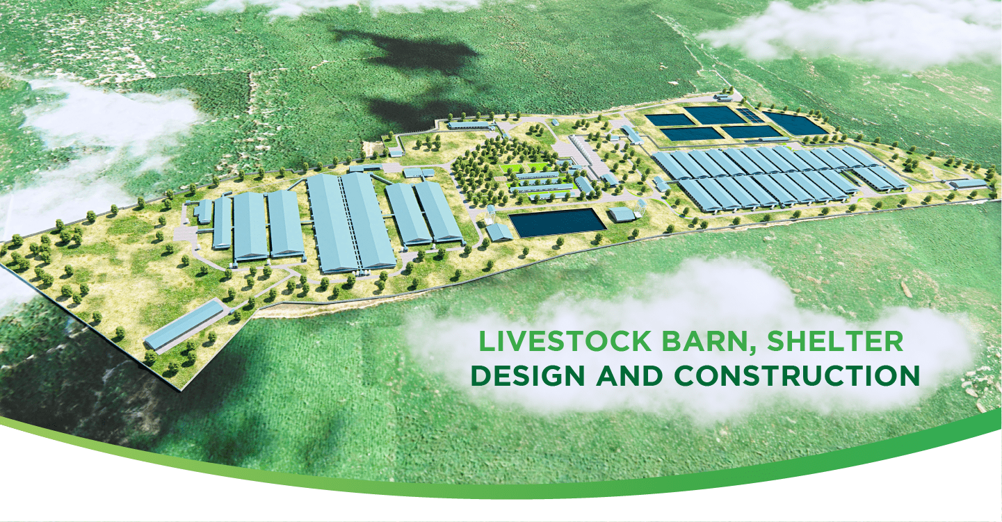 Livestock barn, shelter design and construction