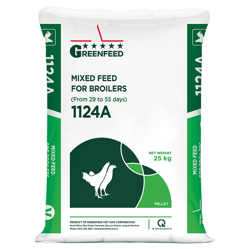 Mixed feed for broilers (1124A)