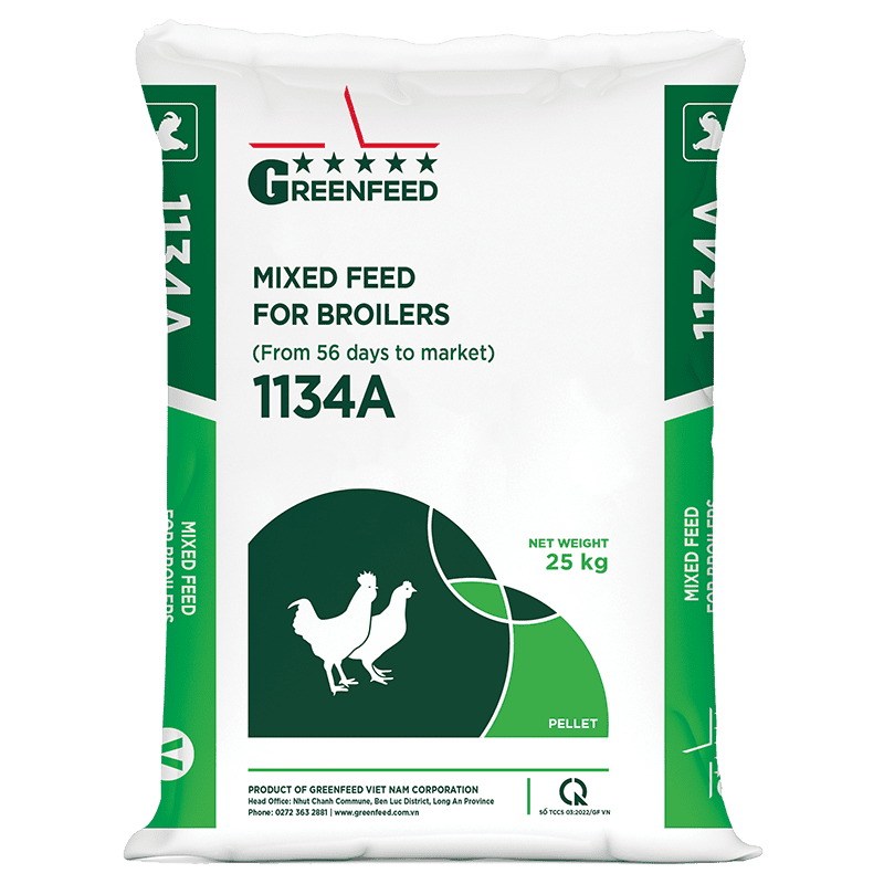 Mixed feed for broilers (1134A)
