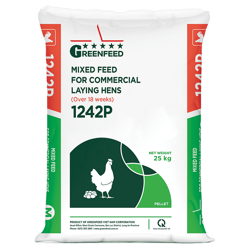 Mixed feed for commercial laying hens (1242P)