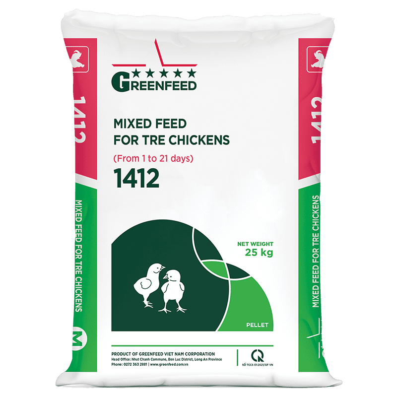Mixed feed for TRE chickens (1412)
