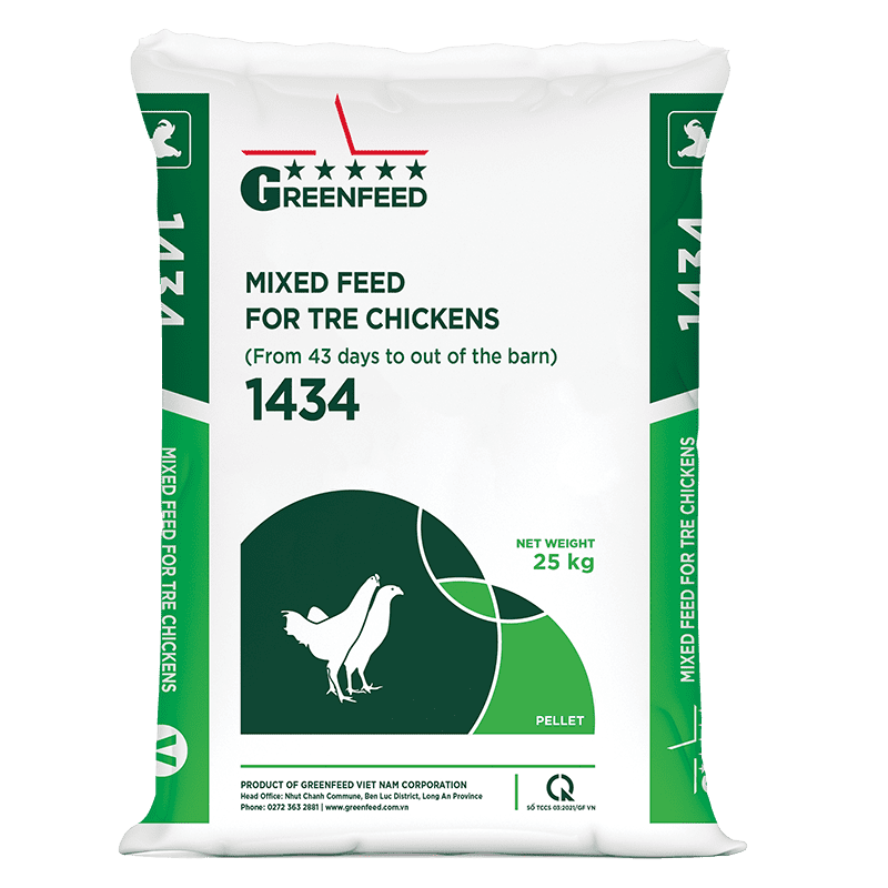 Mixed feed for TRE chickens (1434)