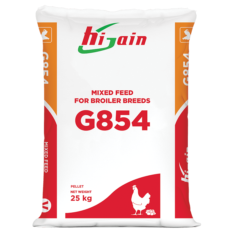 Mixed feed for broiler breeds (G854)