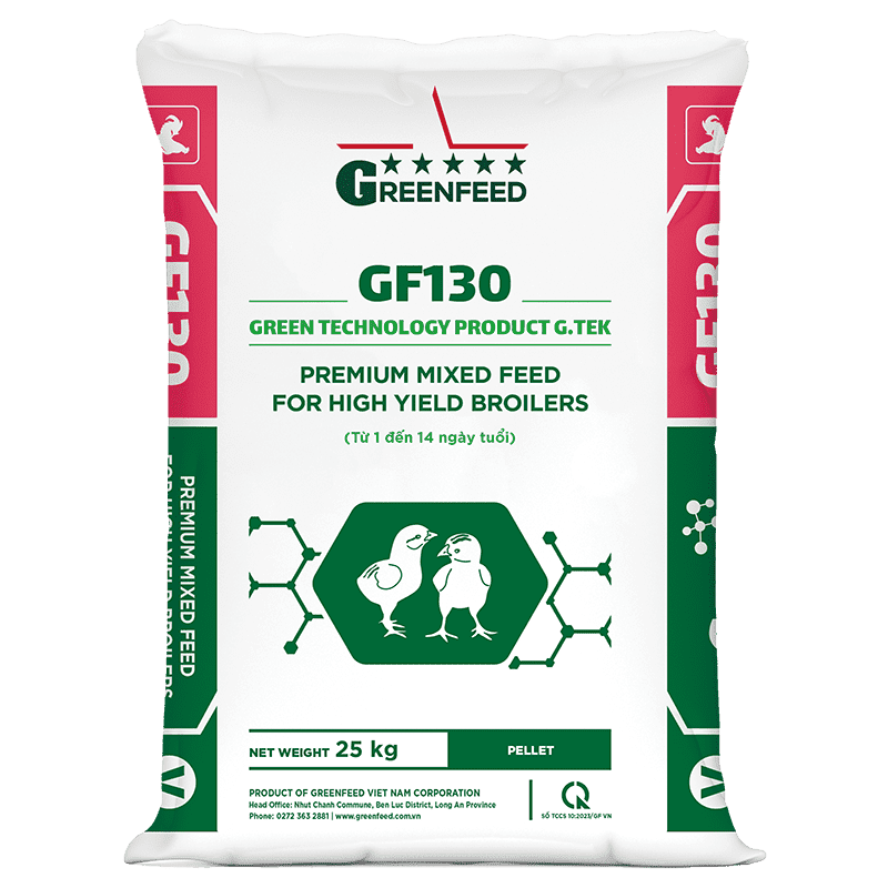 Thức ăn hỗn hợp cao cấp cho gà thịt cao sản (GF130)