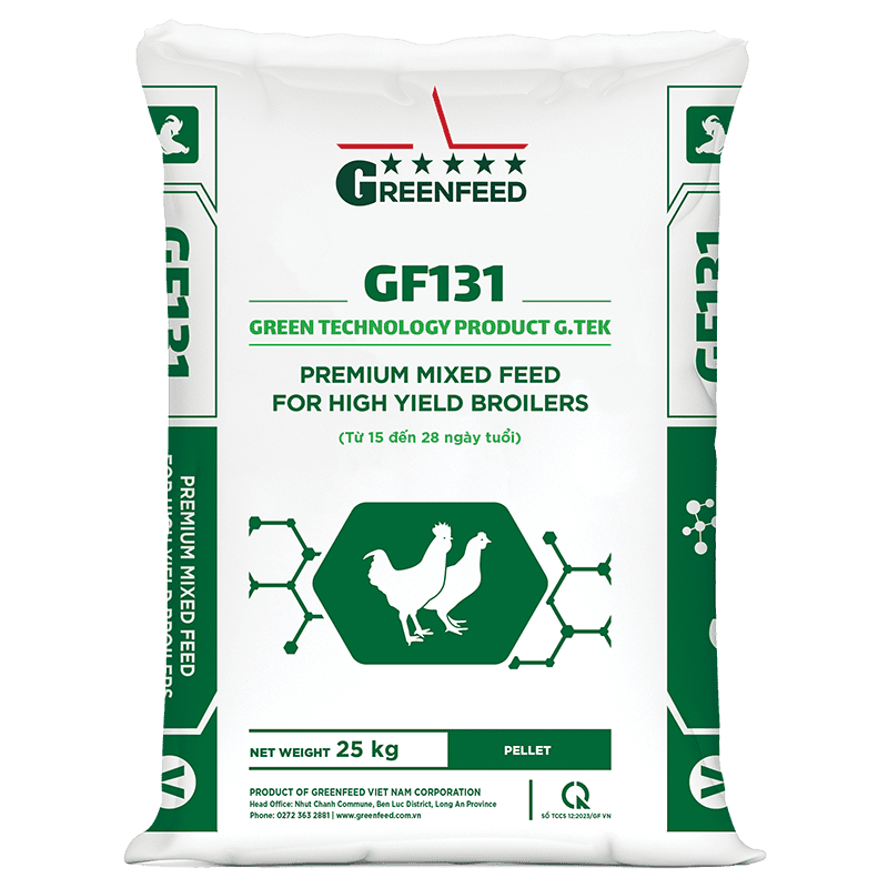 Premium mixed feed for high yield broilers (GF131)