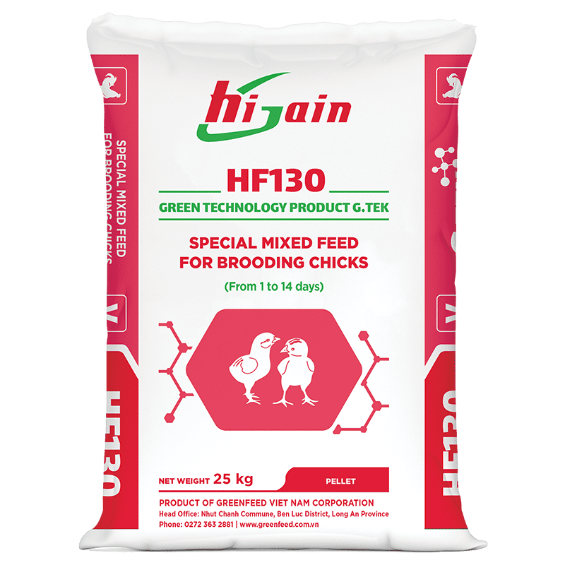 Premium mixed feed for brooding chicks HF130 – 1–14 days | GREENFEED