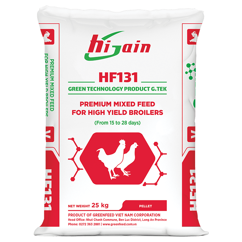 Premium mixed feed for high yield broilers HF131 – 15–28 days | GREENFEED