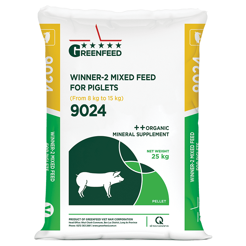 Winner-2 mixed feed for piglets (9024)