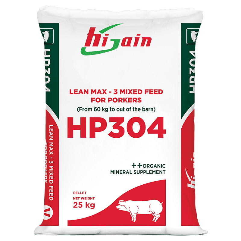 Lean max-3 mixed feed for porkers (HP304)