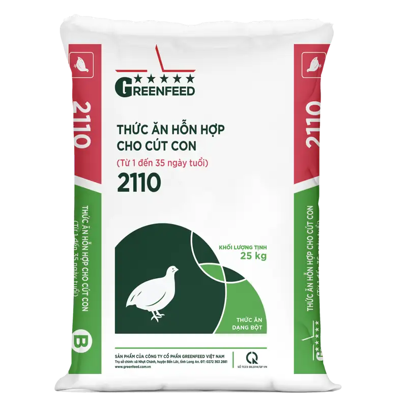 Thức ăn hỗn hợp cho cút con (2110)