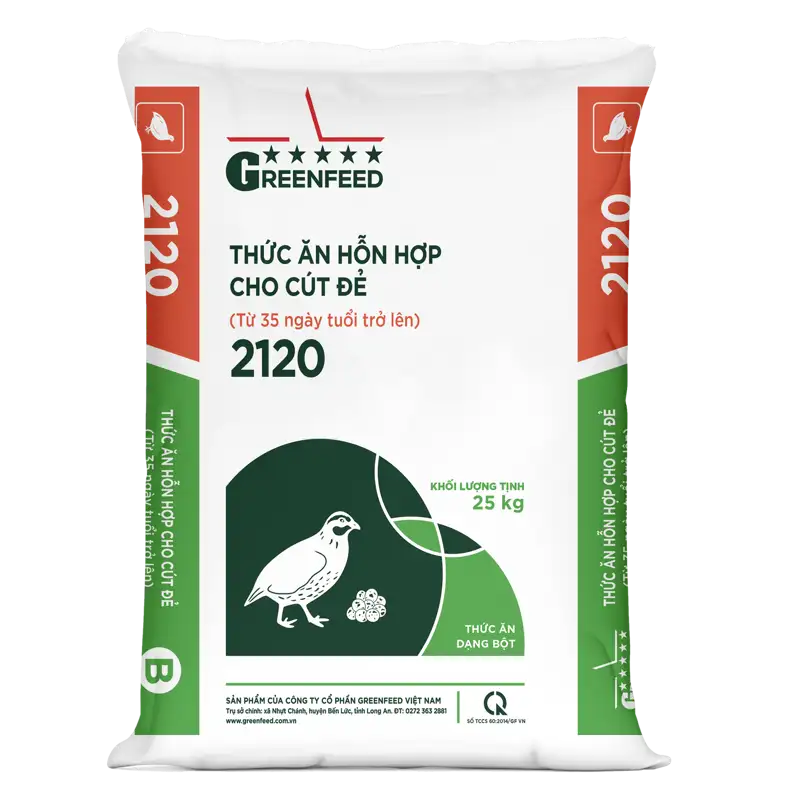 Thức ăn hỗn hợp cho cút đẻ (2120)