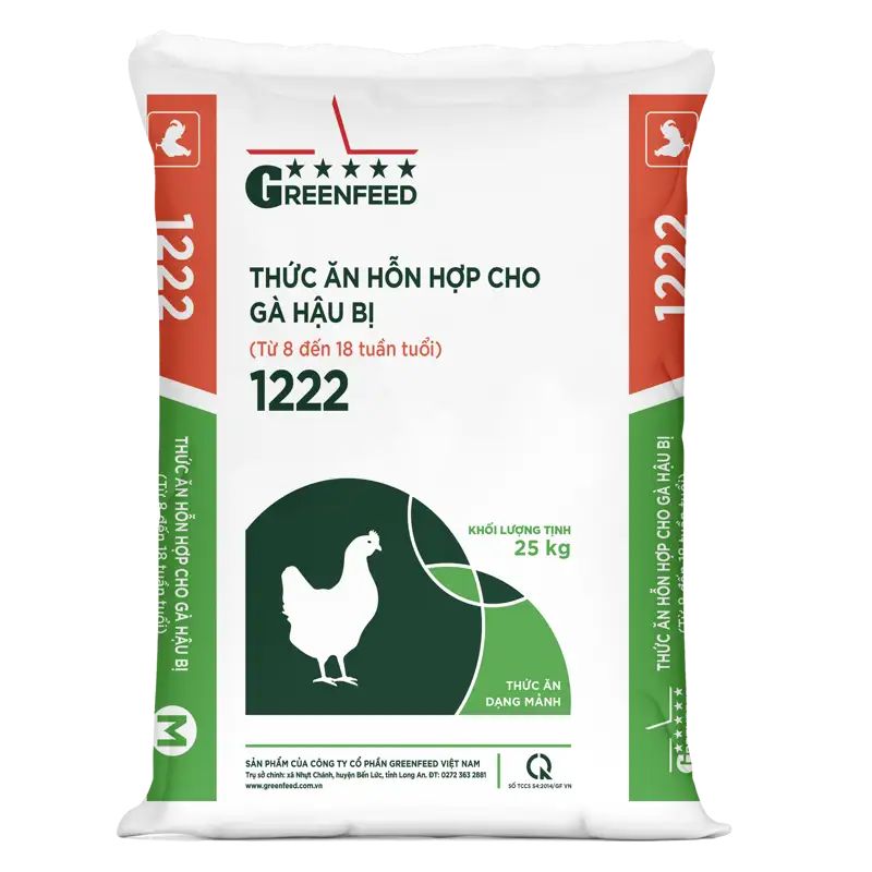 Thức ăn hỗn hợp gà đẻ hậu bị (1222)