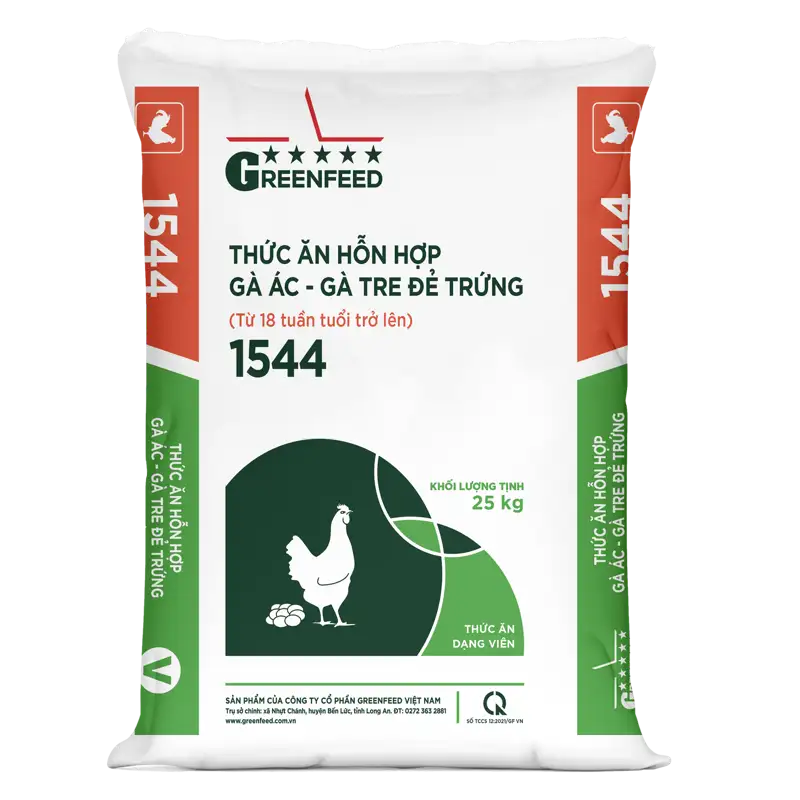 Thức ăn hỗn hợp cho gà ác - gà tre đẻ trứng (1544)