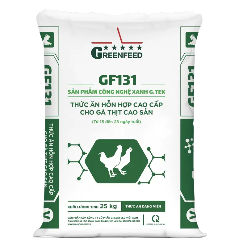 Thức ăn hỗn hợp cao cấp cho gà thịt cao sản (GF131)