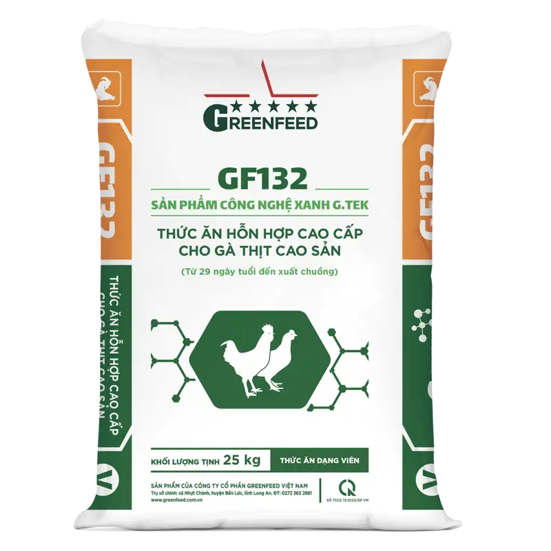 Thức ăn hỗn hợp cao cấp cho gà thịt cao sản (GF132)