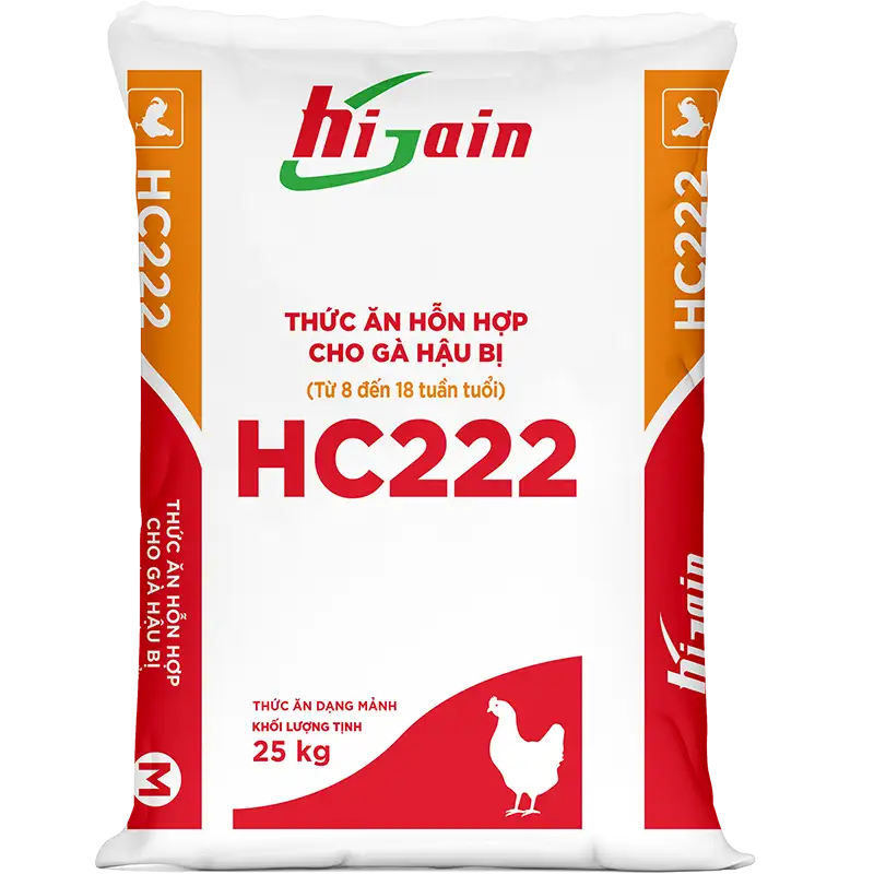 Thức ăn hỗn hợp gà đẻ hậu bị (HC222)