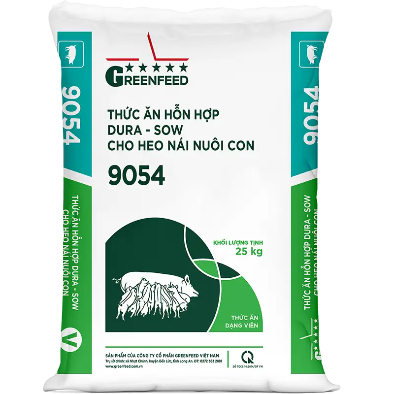 Thức ăn hỗn hợp dura - sow cho heo nái nuôi con (9054)
