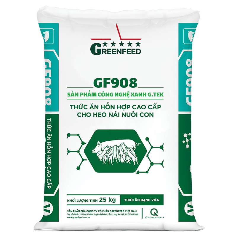 Thức ăn hỗn hợp cao cấp cho heo nái nuôi con (HF908)