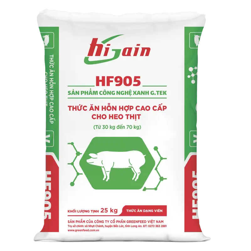 Thức ăn hỗn hợp cao cấp cho heo thịt (HF905)