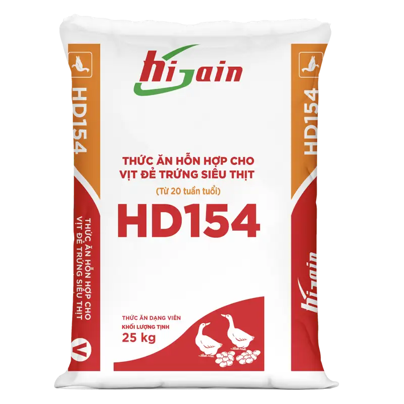 Thức ăn hỗn hợp cho vịt đẻ trứng siêu thịt (HD154)