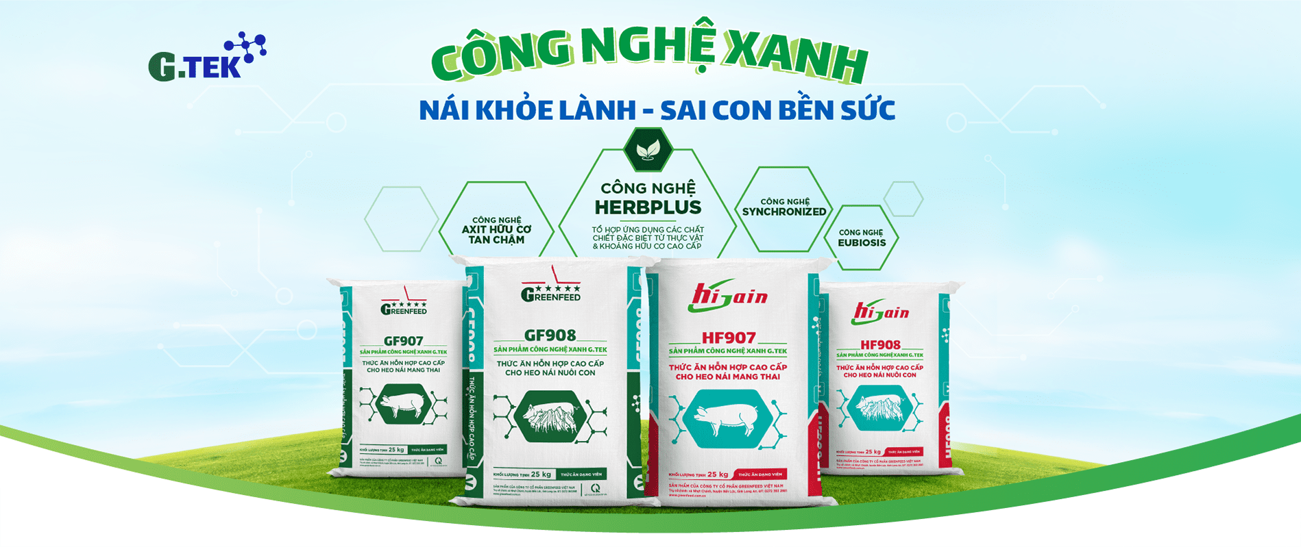 Công nghệ xanh Nái khỏe lành - Sai con bền sức