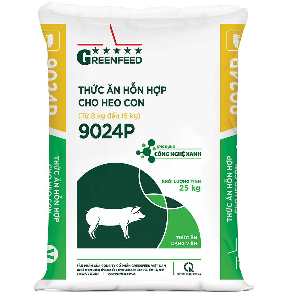 THỨC ĂN HỖN HỢP CHO HEO CON (9024P) - CÔNG NGHỆ XANH