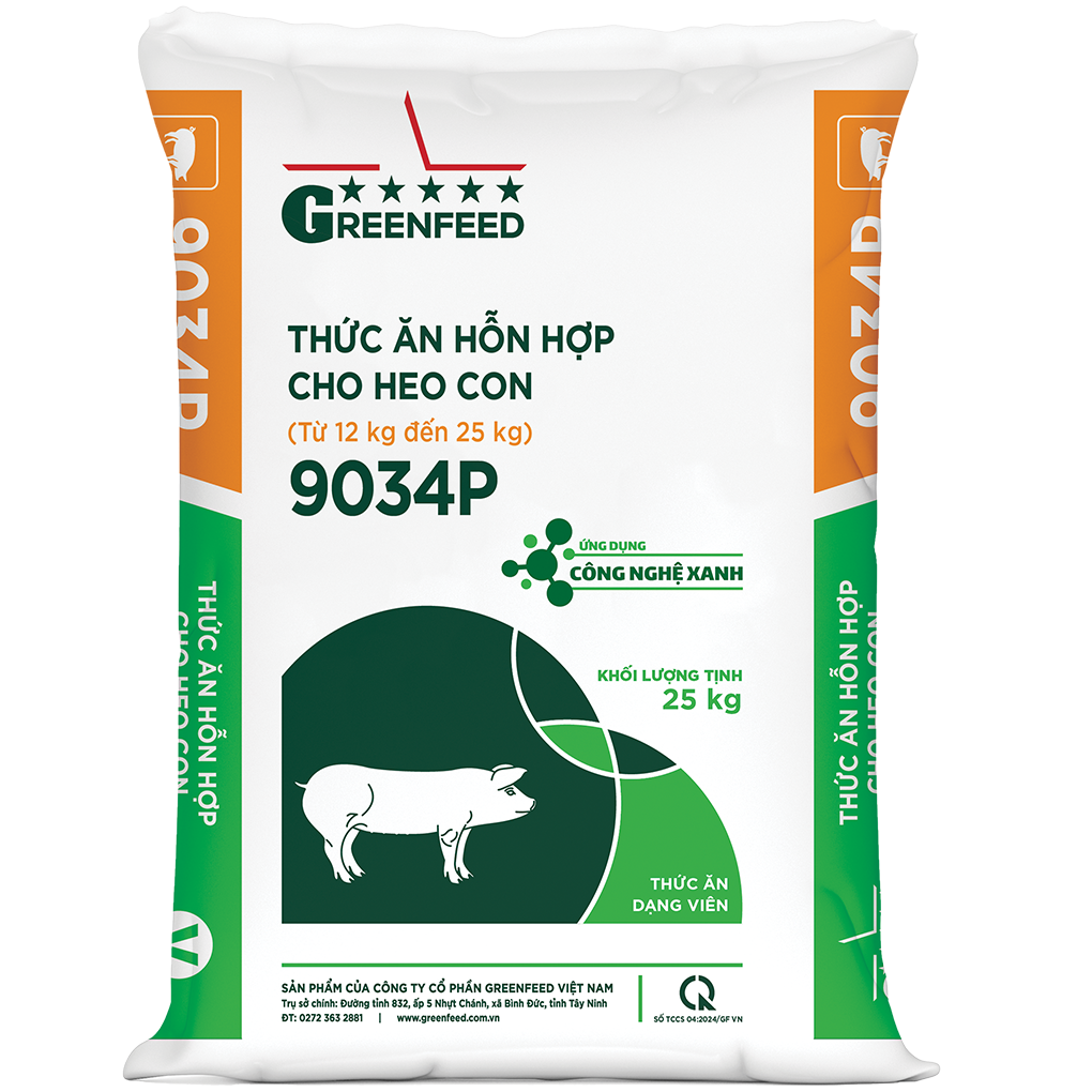 THỨC ĂN HỖN HỢP CHO HEO CON (9034P) - CÔNG NGHỆ XANH