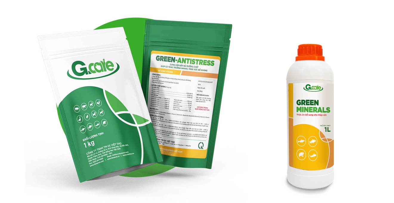 Hình 05: Sản phẩm chống Stress chứa các khoáng đa, vi lượng cần thiết cho việc chống Stress trên cá