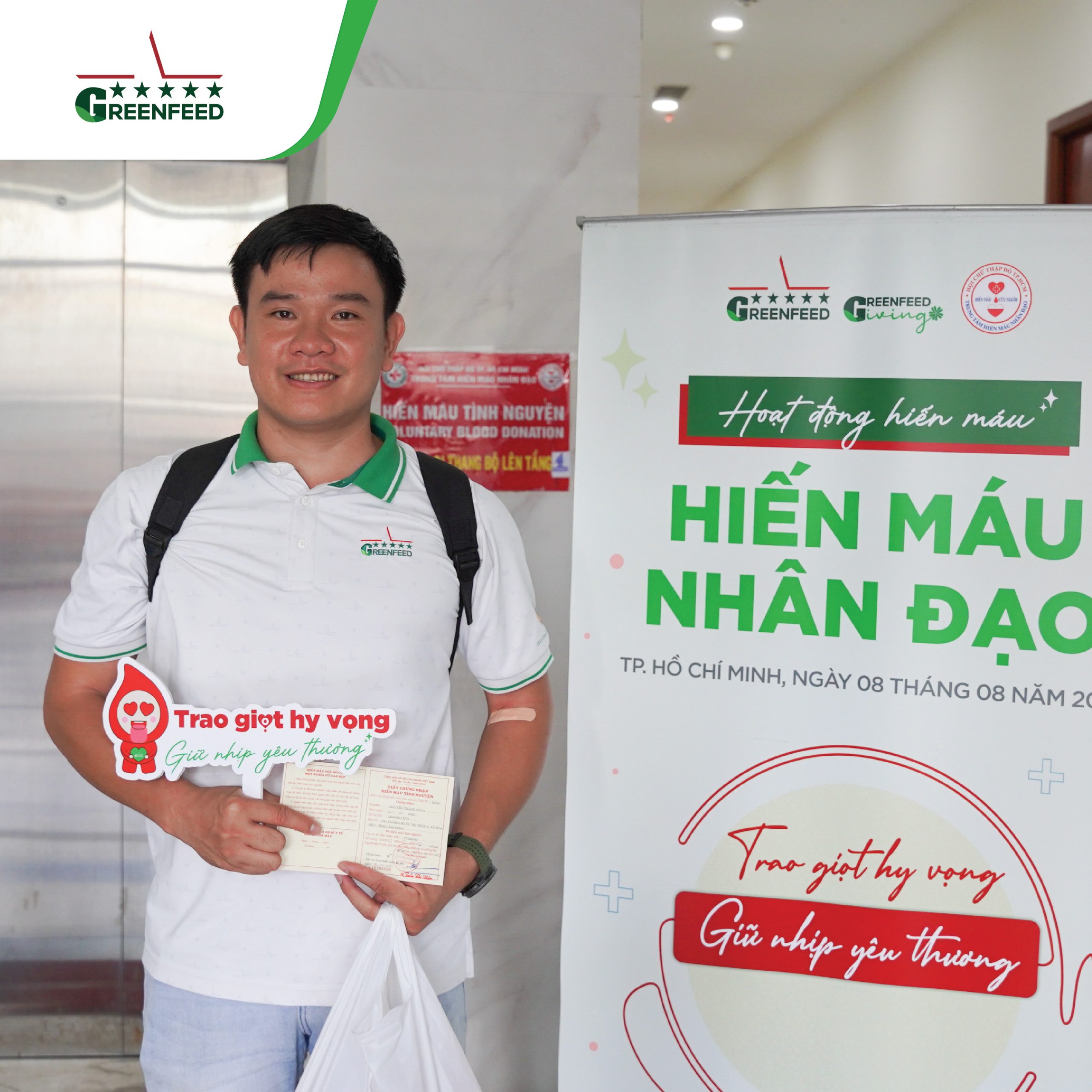 GREENFEED Hiến máu nhân đạo