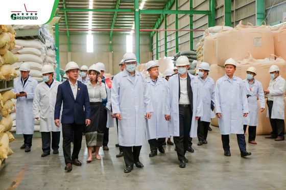 GREENFEED Vinh dự đón tiếp thủ tưởng chính phủ Lào tới thăm nhà máy tại Lào