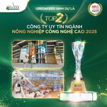 GREENFEED BỨT PHÁ VƯƠN LÊN TOP 2 CÔNG TY UY TÍN NGÀNH NÔNG NGHIỆP CÔNG NGHỆ CAO NĂM 2025