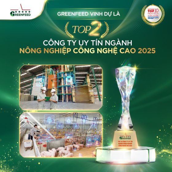 GREENFEED BỨT PHÁ VƯƠN LÊN TOP 2 CÔNG TY UY TÍN NGÀNH NÔNG NGHIỆP CÔNG NGHỆ CAO NĂM 2025