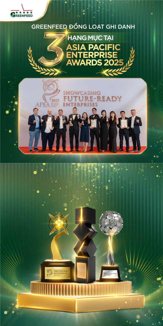 BA CHIẾN THẮNG CỦA GREENFEED TẠI ASIA PACIFIC ENTERPRISE AWARDS 2025