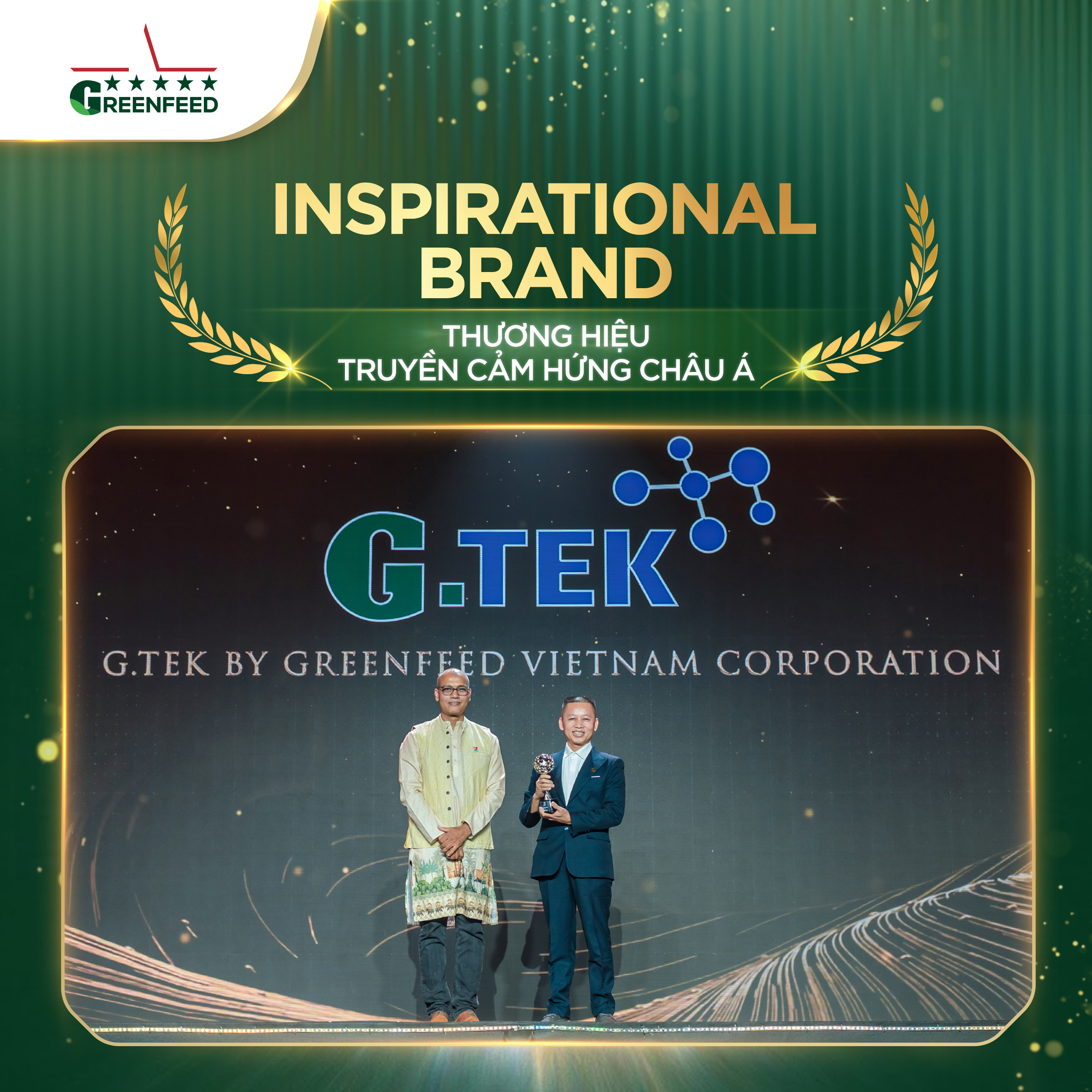 Inspirational Brand Award – first regional win for our animal feed brand G.TEK