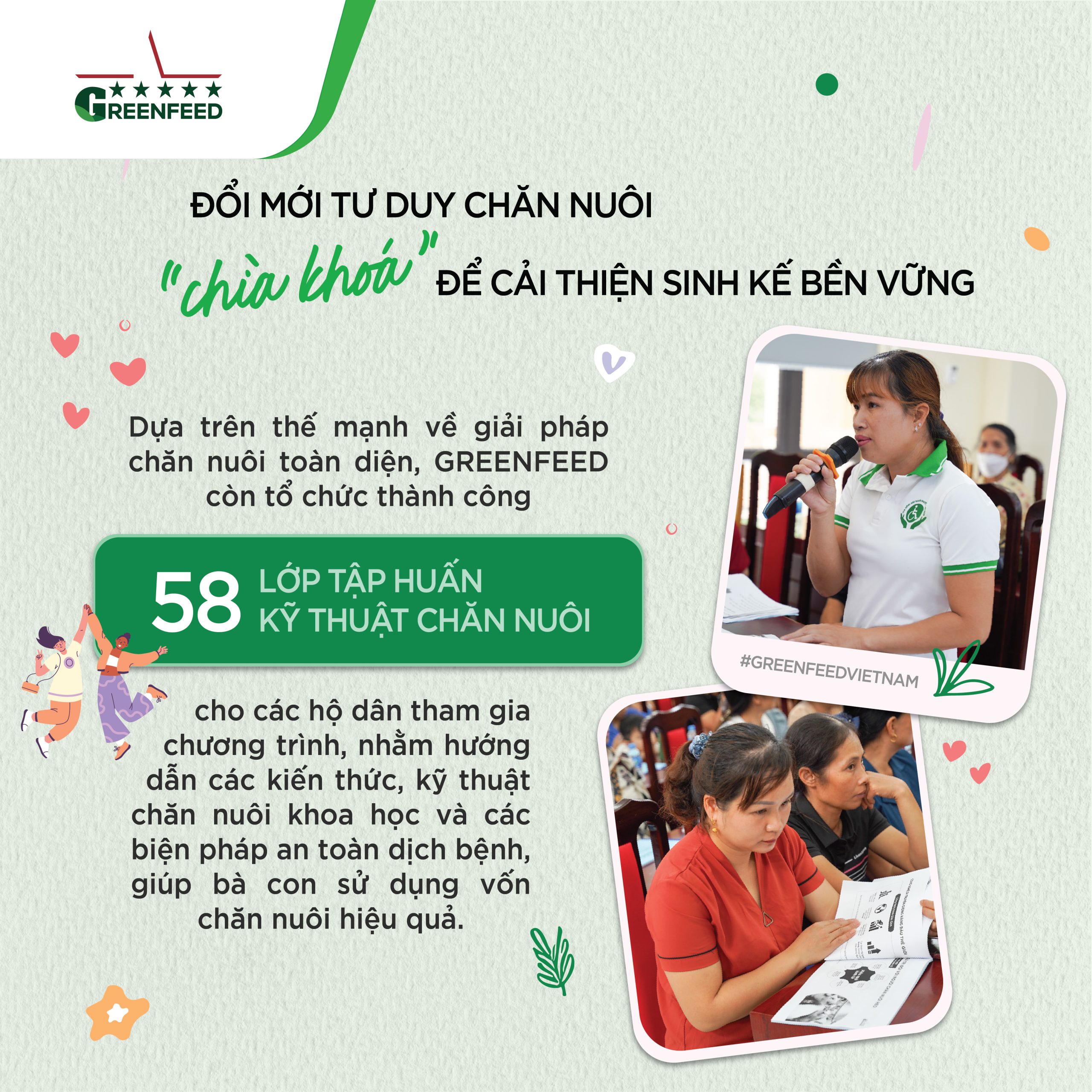 GREENFEED ĐỒNG HÀNH TIẾP SỨC ƯỚC MƠ SINH KẾ CHO NÔNG DÂN VIỆT