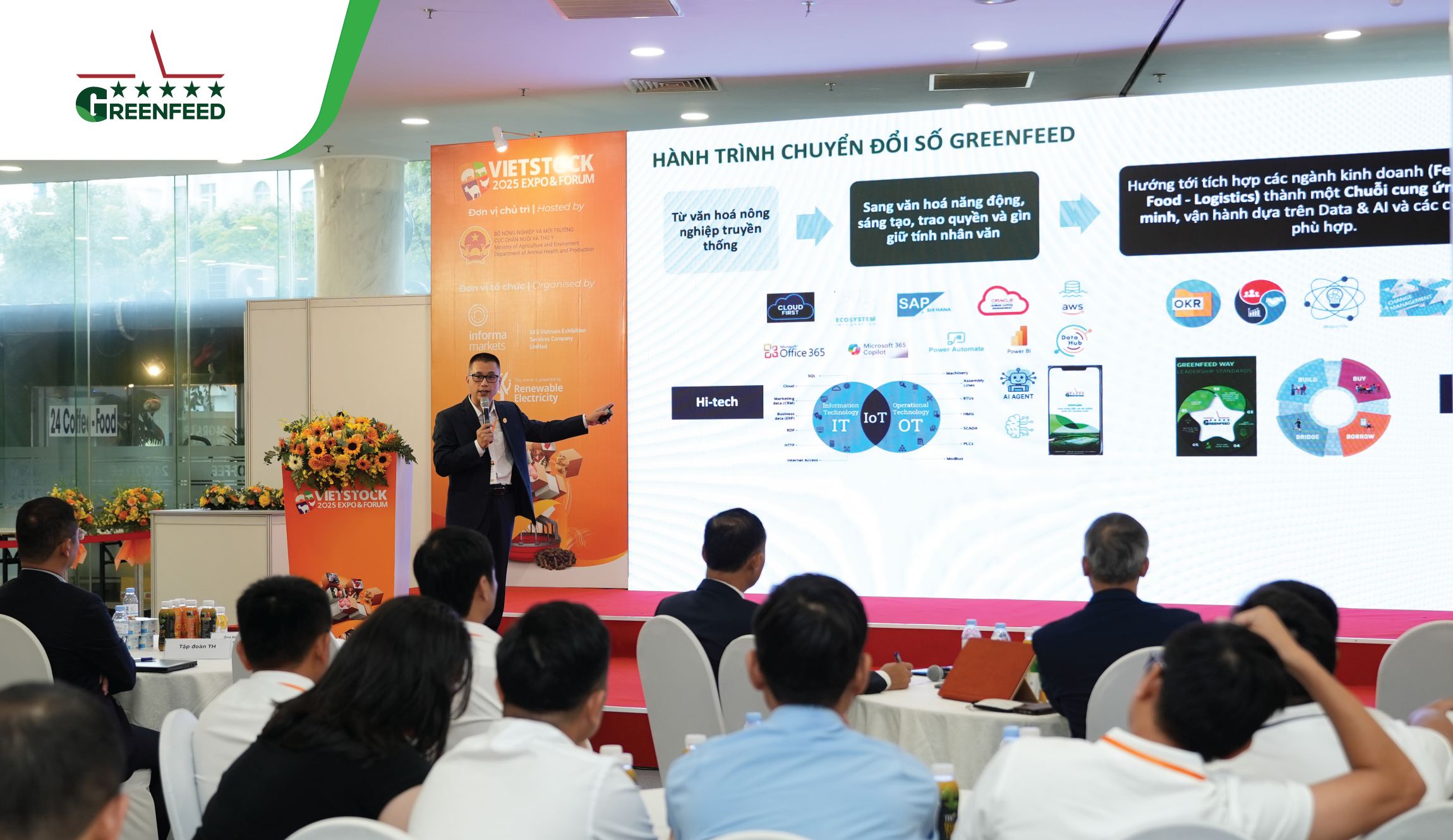 GREENFEED GIỚI THIỆU ỨNG DỤNG CHUYỂN ĐỔI SỐ TRONG QUẢN LÝ TRANG TRẠI THÔNG MINH TẠI VIETSTOCK EXPO & FORUM 2025