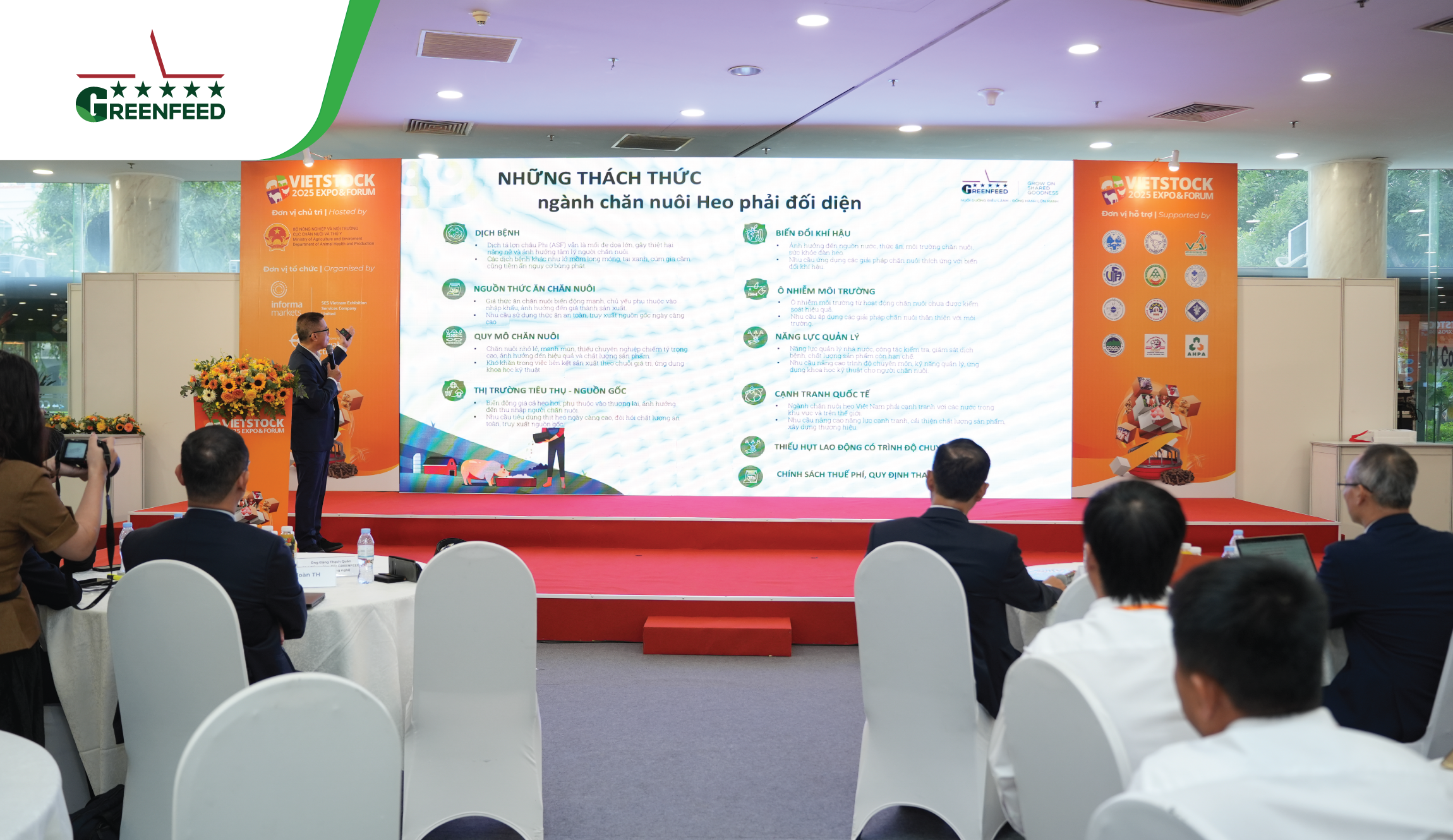 GREENFEED GIỚI THIỆU ỨNG DỤNG CHUYỂN ĐỔI SỐ TRONG QUẢN LÝ TRANG TRẠI THÔNG MINH TẠI VIETSTOCK EXPO & FORUM 2025