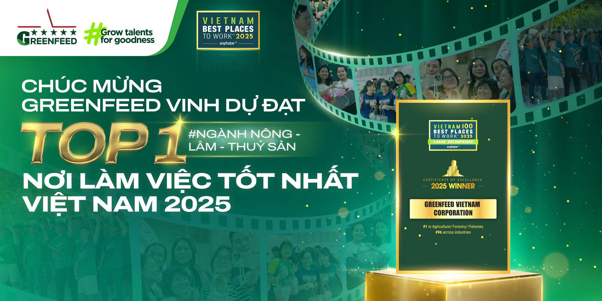 TỰ HÀO 8 NĂM GIỮ VỮNG VỊ THẾ TOP NƠI LÀM VIỆC TỐT NHẤT VIỆT NAM