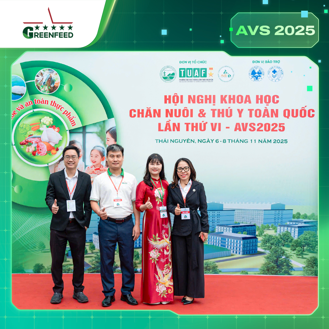 GREENFEED CÙNG THÚC ĐẨY CÁC GIẢI PHÁP VÀ SÁNG KIẾN BỀN VỮNG NGÀNH CHĂN NUÔI - THÚ Y TẠI HỘI NGHỊ AVS 2025