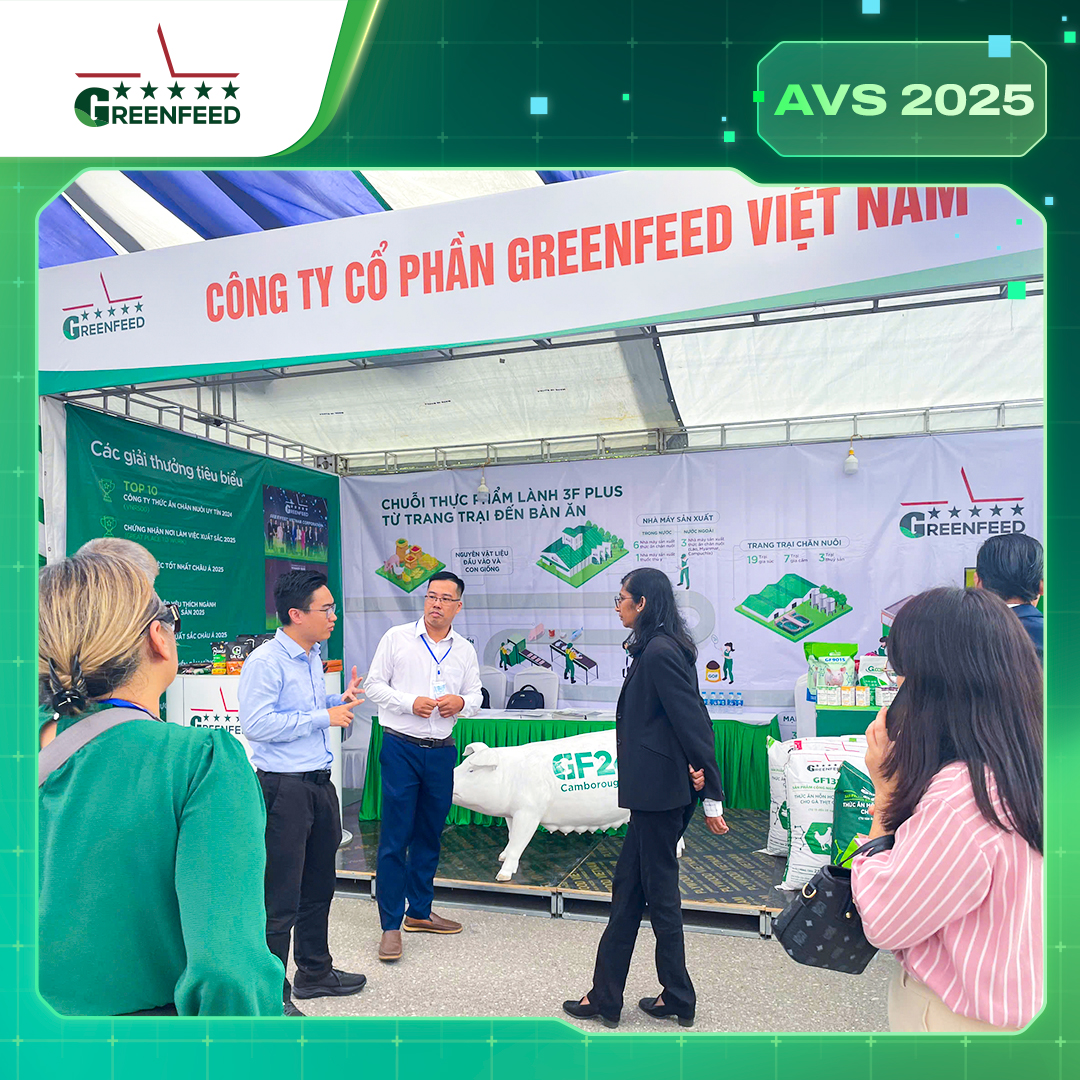 GREENFEED CÙNG THÚC ĐẨY CÁC GIẢI PHÁP VÀ SÁNG KIẾN BỀN VỮNG NGÀNH CHĂN NUÔI - THÚ Y TẠI HỘI NGHỊ AVS 2025